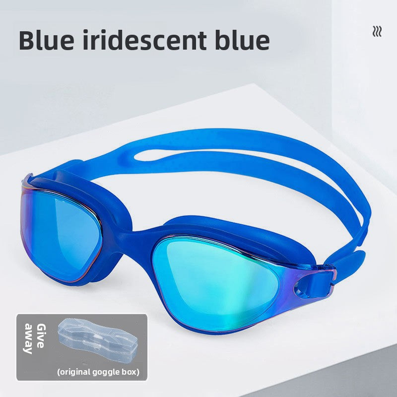 Anti-Fog Swimming Goggles with Wide-Angle HD Vision
