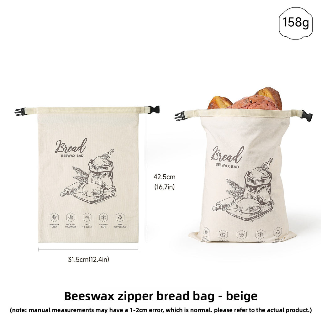 Reusable Beeswax Bread Storage Bag