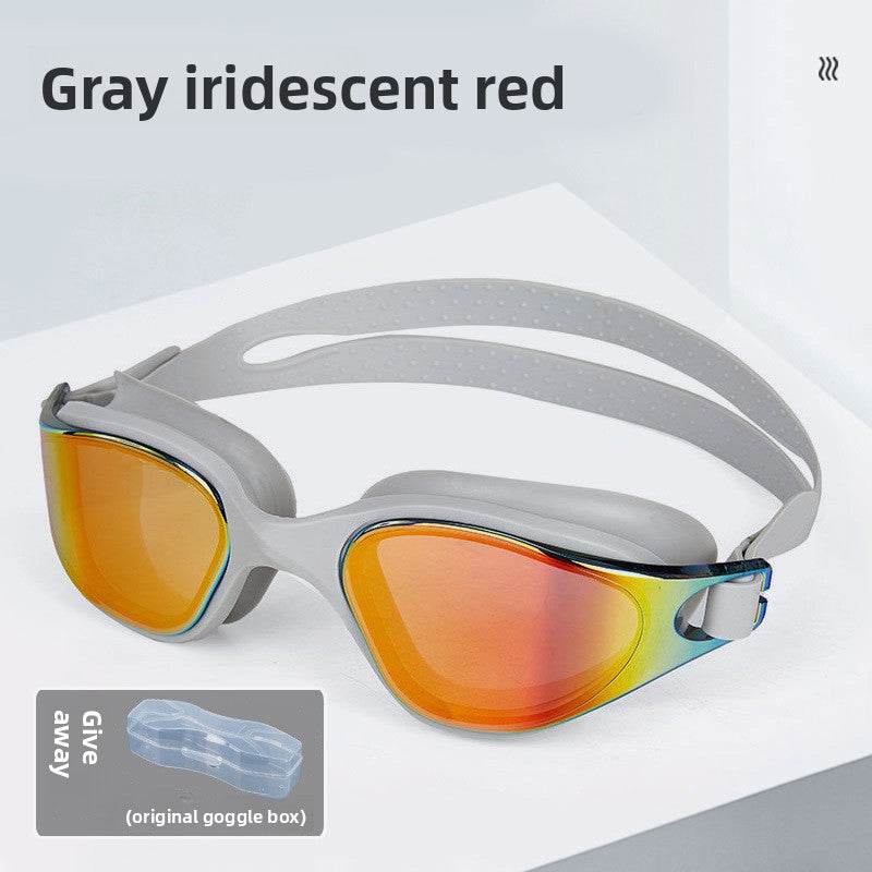 Anti-Fog Swimming Goggles with Wide-Angle HD Vision