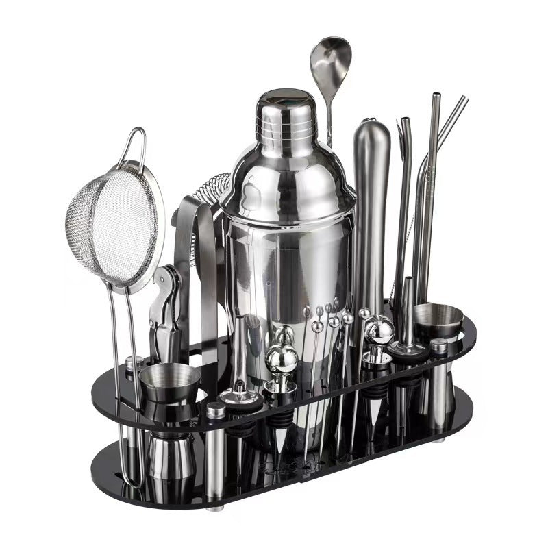 Professional 23-Piece Stainless Steel Bartending Tool Set