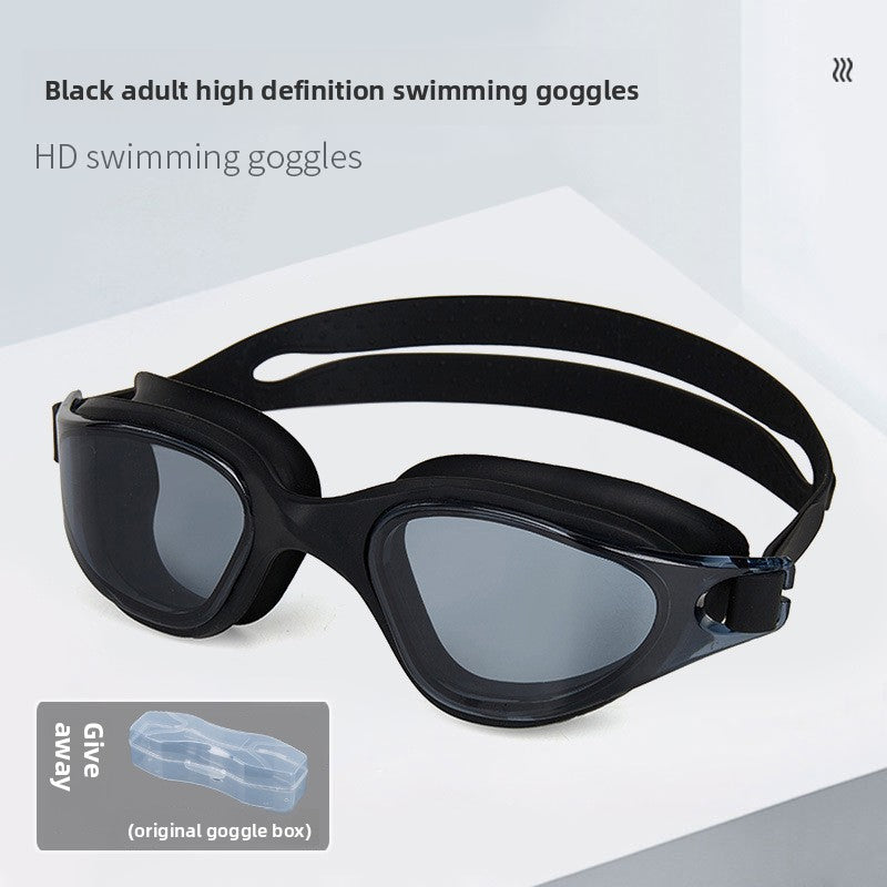 Anti-Fog Swimming Goggles with Wide-Angle HD Vision