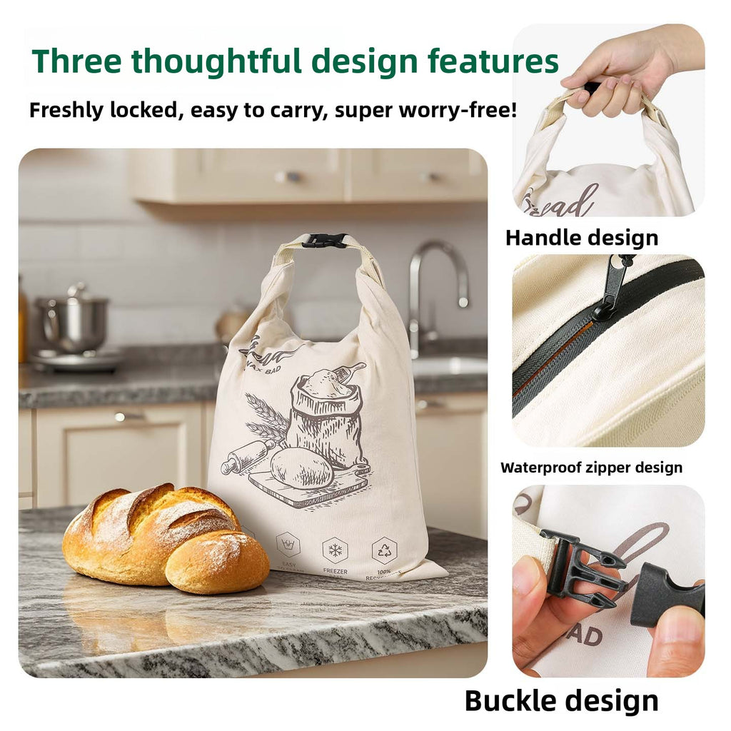 Reusable Beeswax Bread Storage Bag