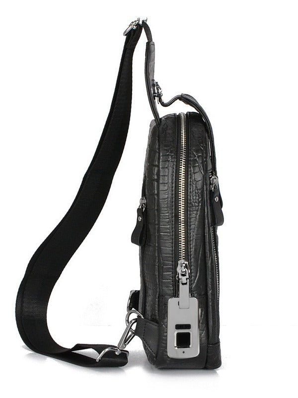 Genuine Leather Anti-Theft Chest Bag