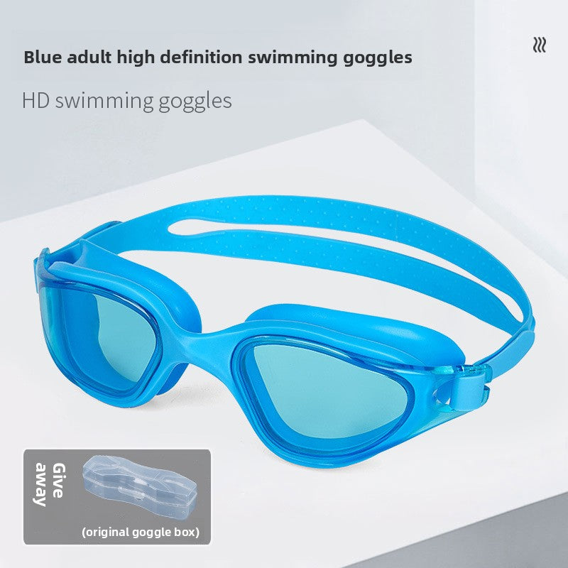 Anti-Fog Swimming Goggles with Wide-Angle HD Vision