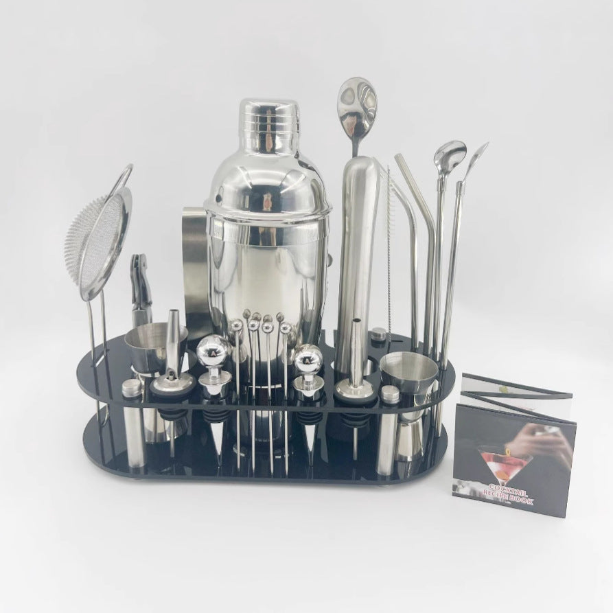 Professional 23-Piece Stainless Steel Bartending Tool Set