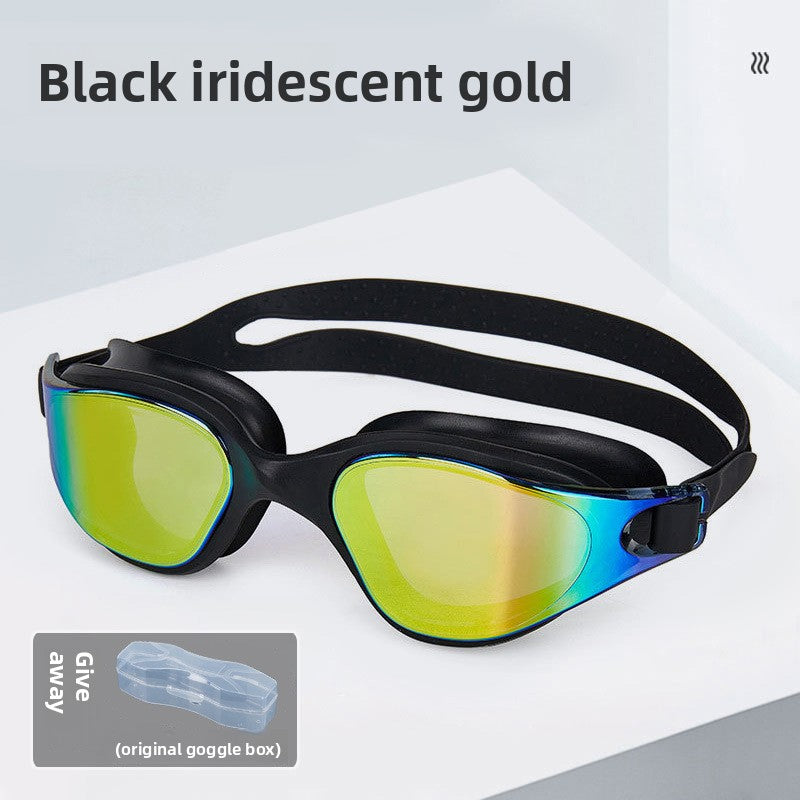Anti-Fog Swimming Goggles with Wide-Angle HD Vision