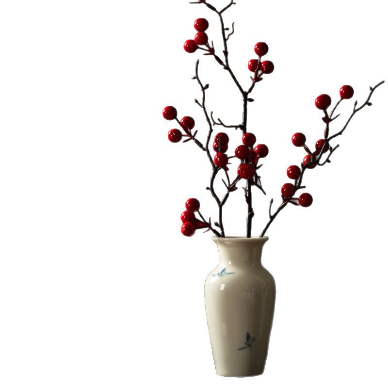 Butterfly Orchid Ceramic Vase