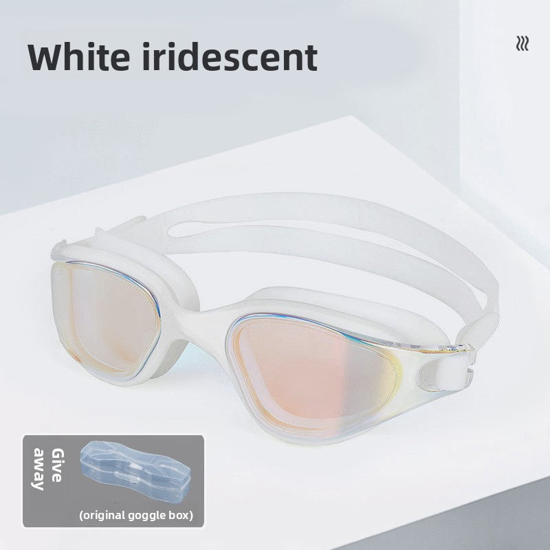 Anti-Fog Swimming Goggles with Wide-Angle HD Vision