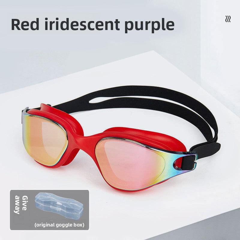 Anti-Fog Swimming Goggles with Wide-Angle HD Vision